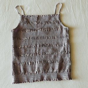 Scrunch Tank - Lilac